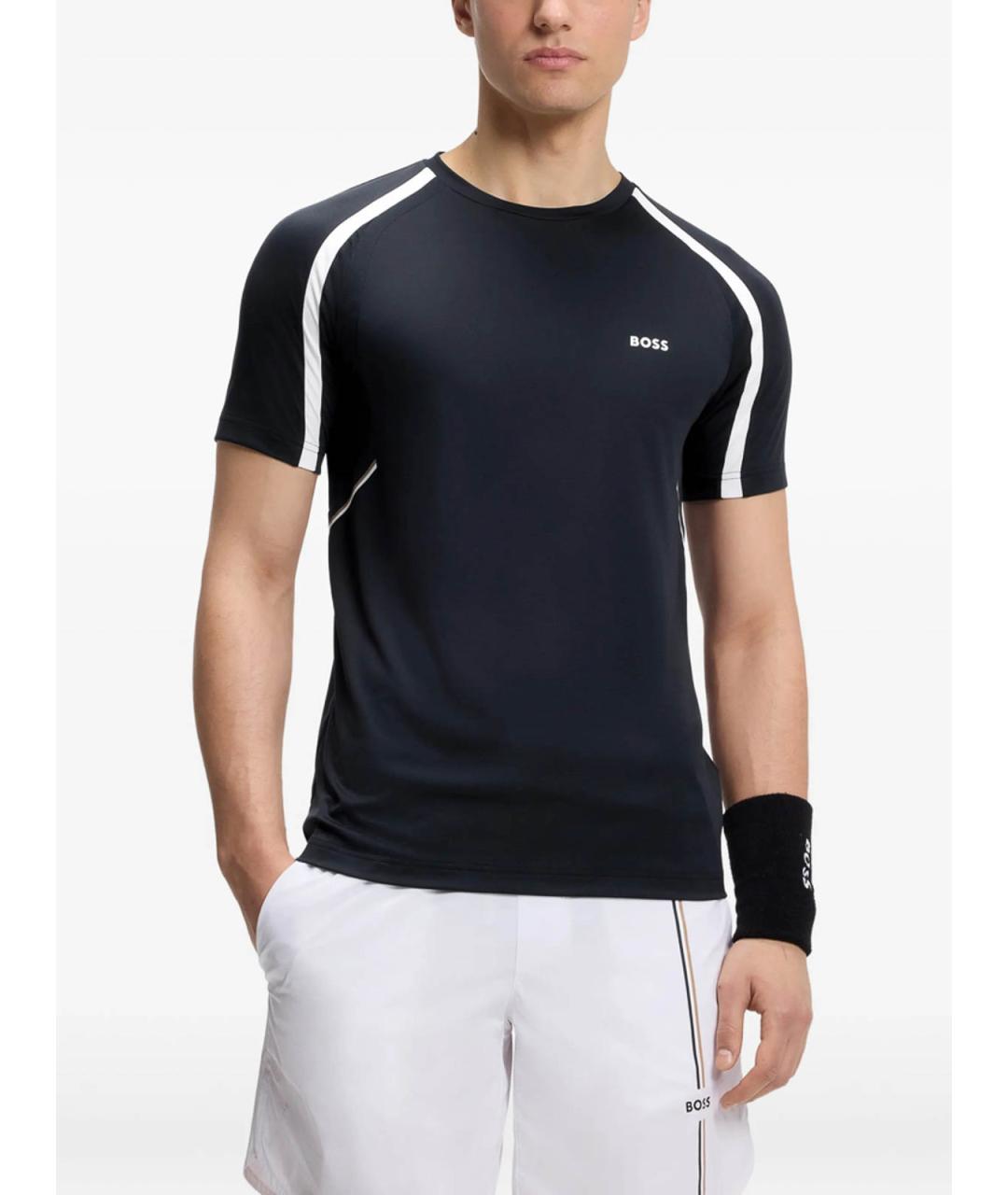HUGO BOSS Темно-синяя футболка, фото 3