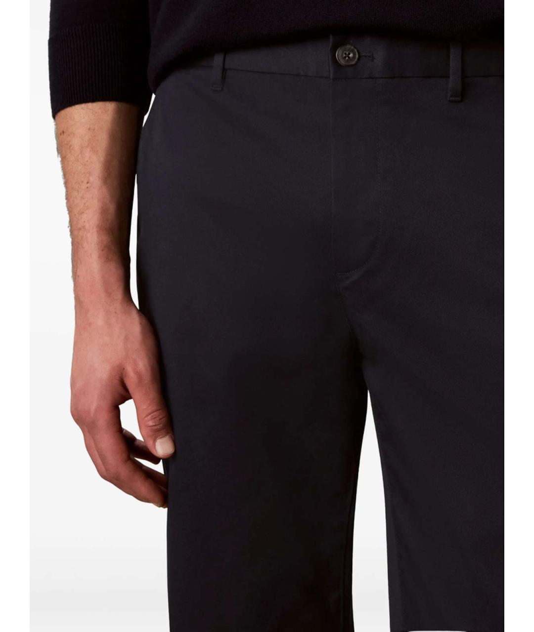 CALVIN KLEIN Темно-синие хлопковые повседневные брюки, фото 5