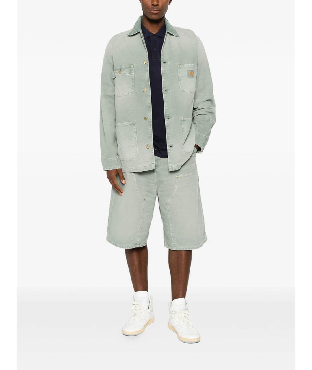 CARHARTT Зеленая хлопковая куртка, фото 5