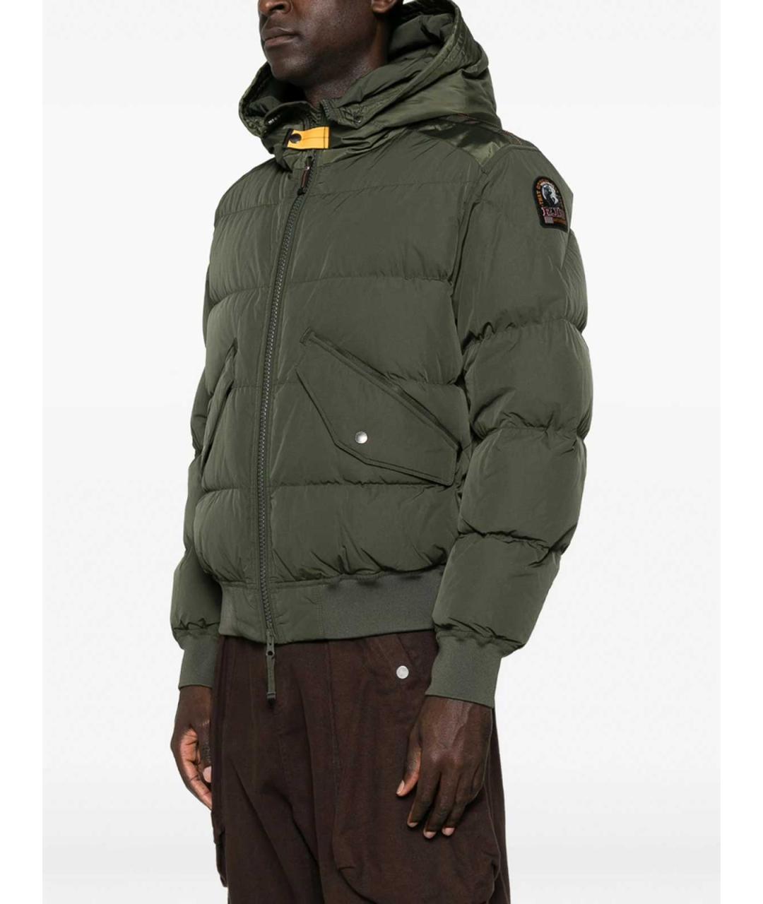 PARAJUMPERS Зеленая полиэстеровая куртка, фото 3