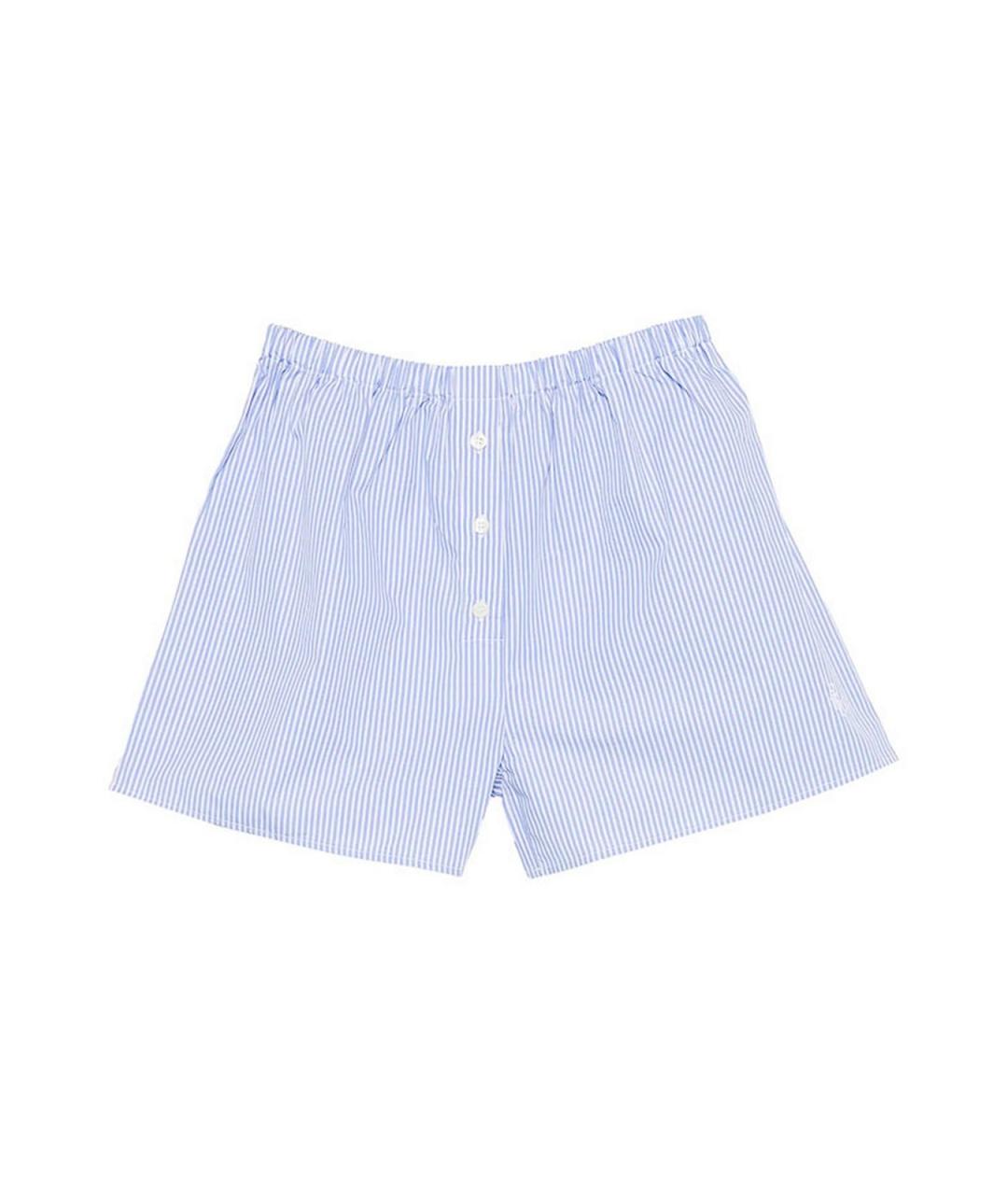 SPORTY AND RICH Голубые хлопковые шорты, фото 1