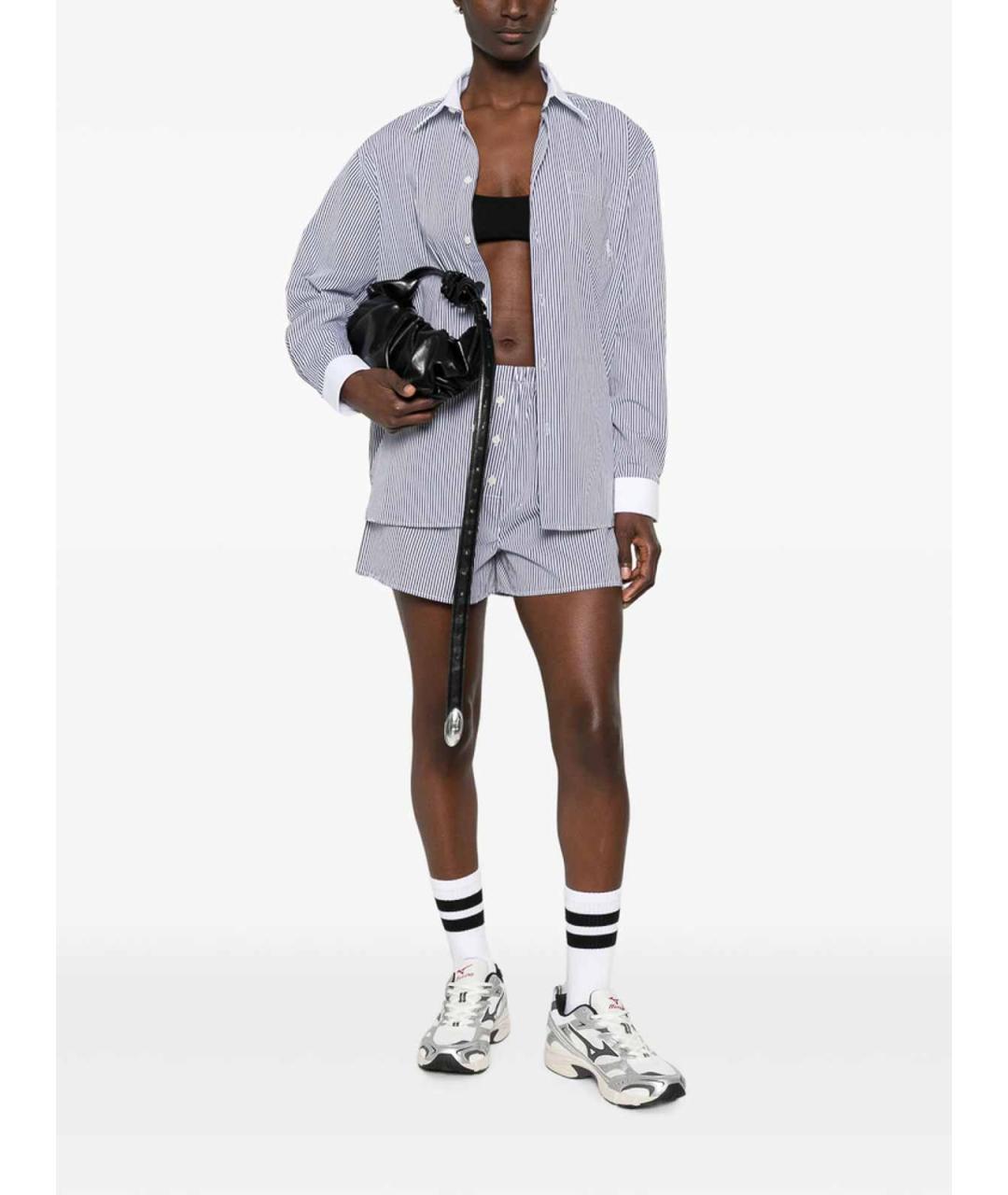 SPORTY AND RICH Синие хлопковые шорты, фото 2