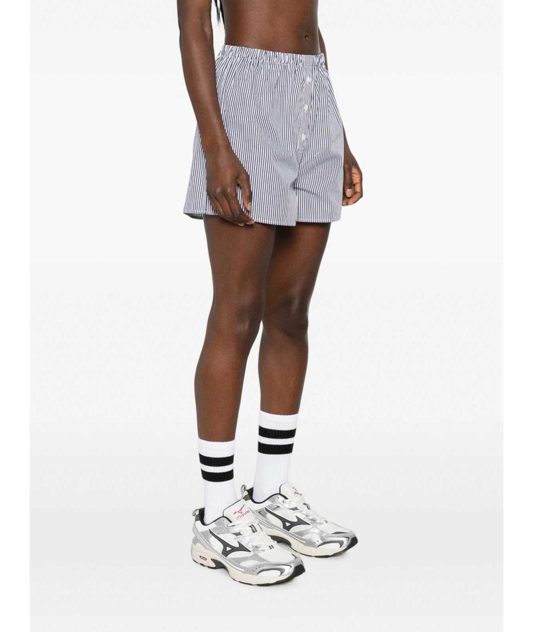 SPORTY AND RICH Синие хлопковые шорты, фото 4