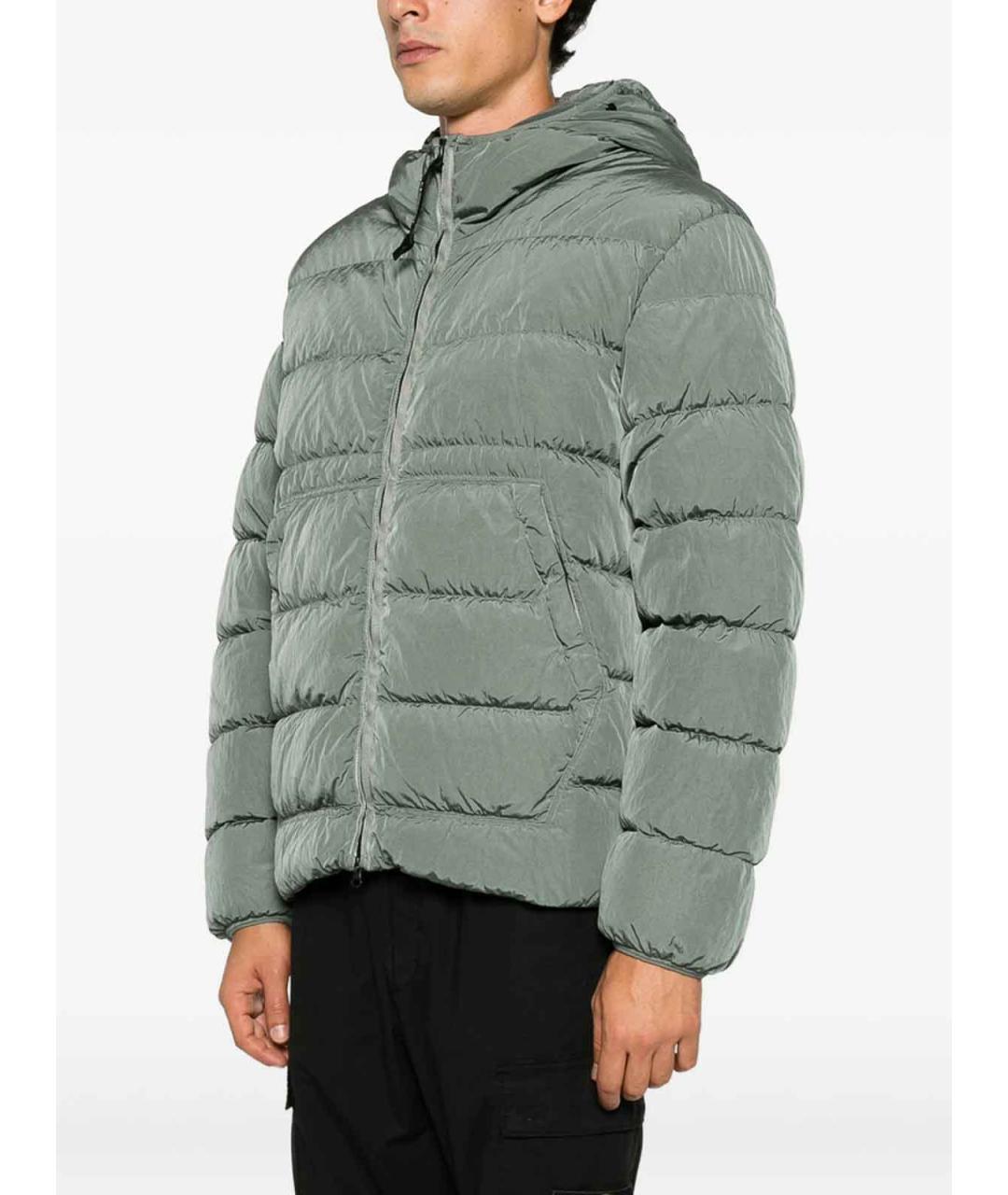 CP COMPANY Зеленый полиэстеровый пуховик, фото 2