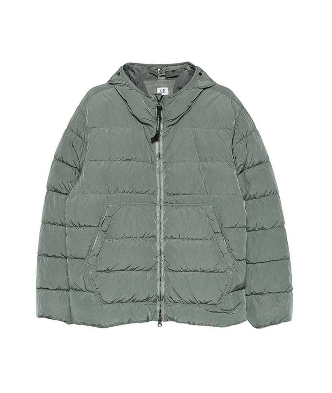 CP COMPANY Зеленый полиэстеровый пуховик, фото 1
