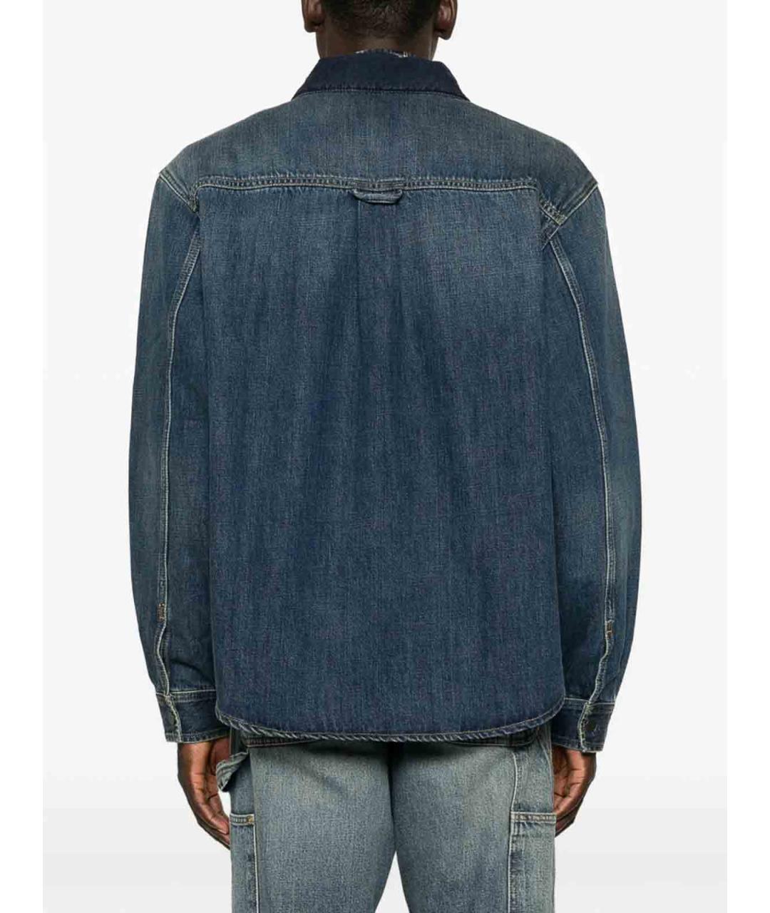 CARHARTT Синяя хлопковая кэжуал рубашка, фото 2