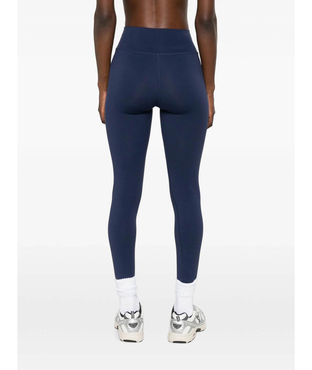 SPORTY AND RICH Синие полиамидовые леггинсы и велосипедки, фото 3