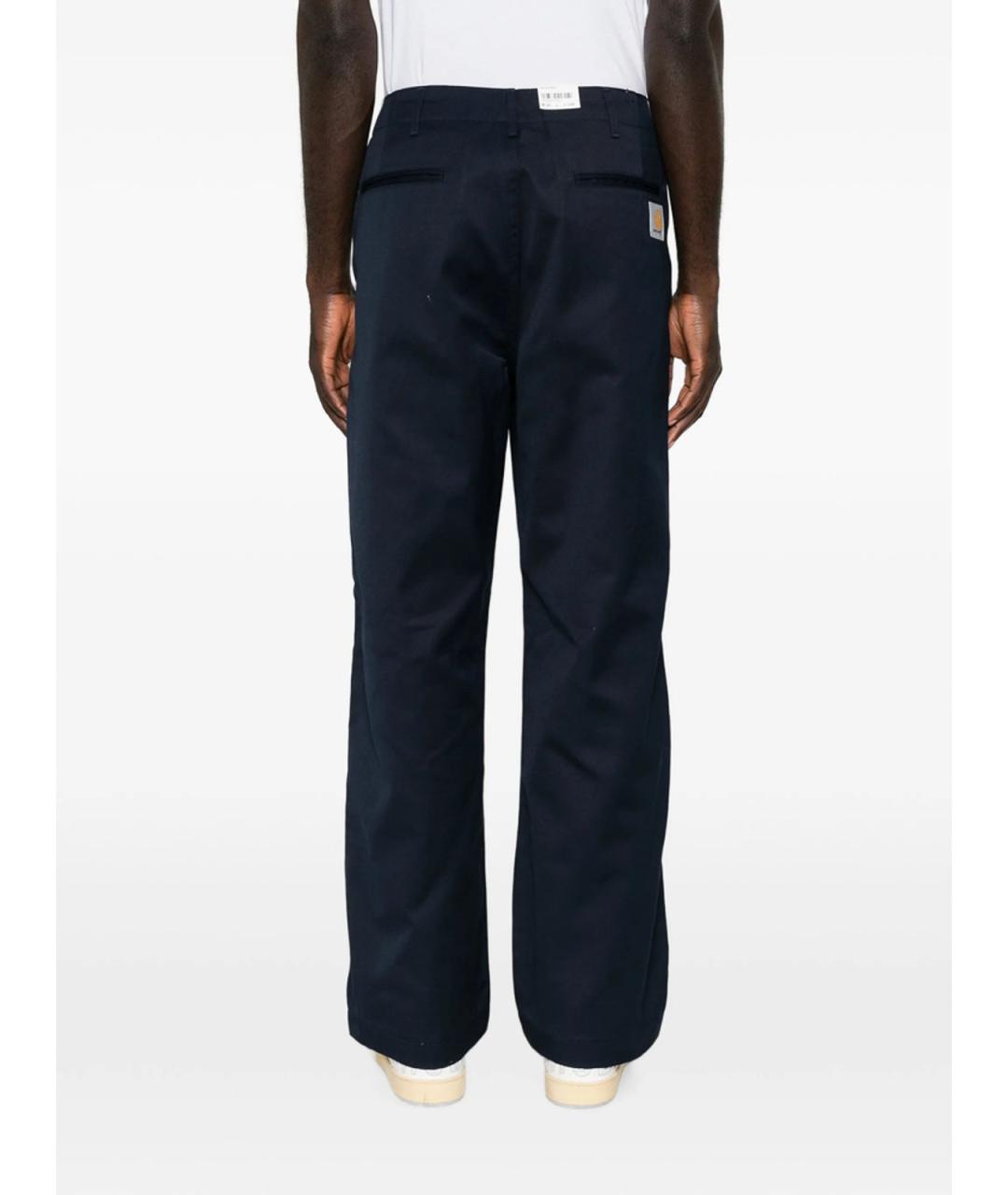 CARHARTT Синие хлопковые повседневные брюки, фото 5