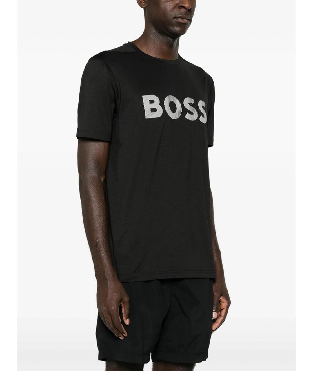 HUGO BOSS Черная футболка, фото 5