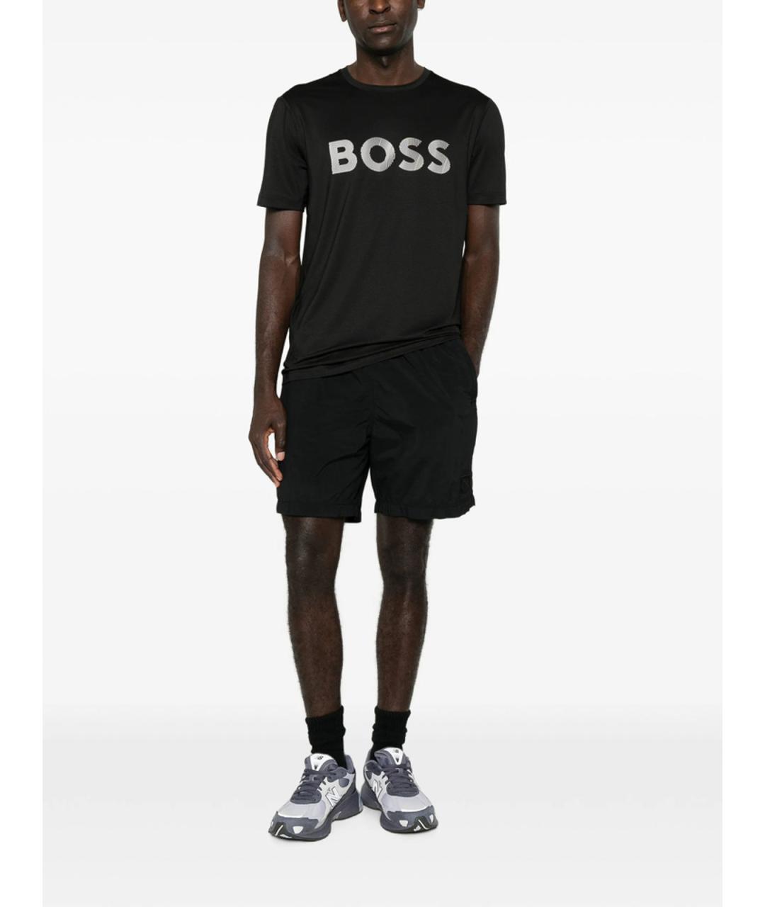 HUGO BOSS Черная футболка, фото 2