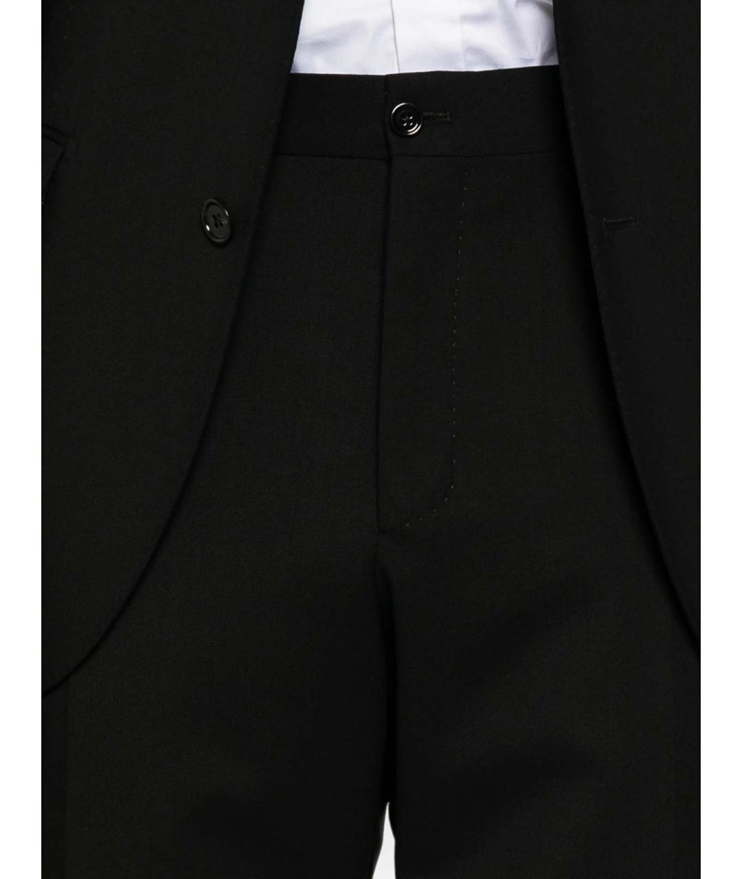 DOLCE&GABBANA Черный классический костюм, фото 4
