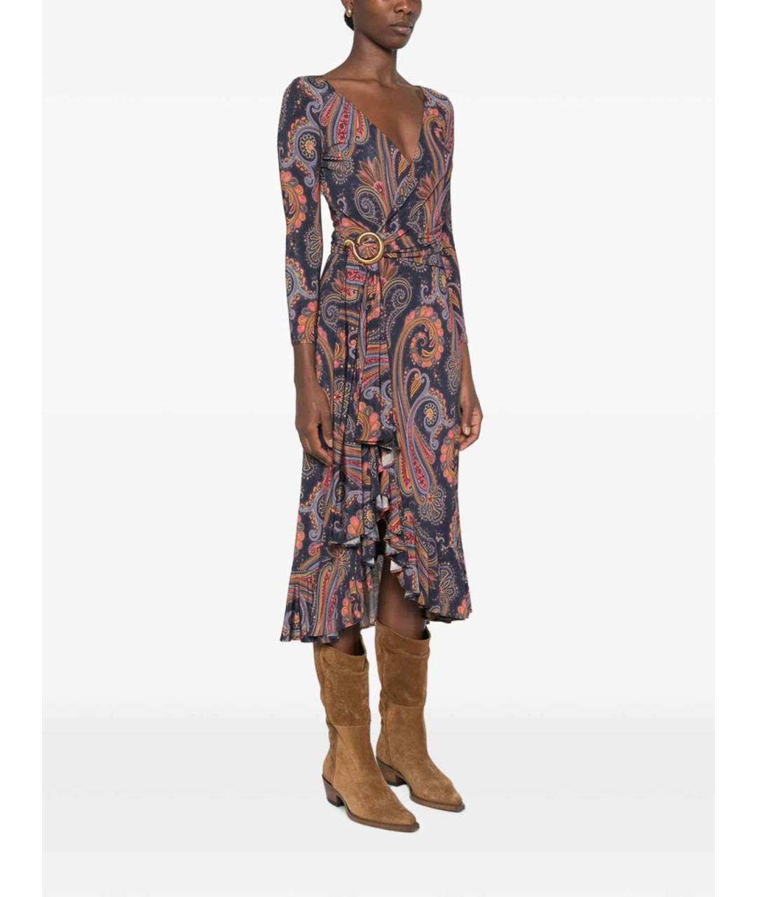 ETRO Мульти повседневное платье, фото 4