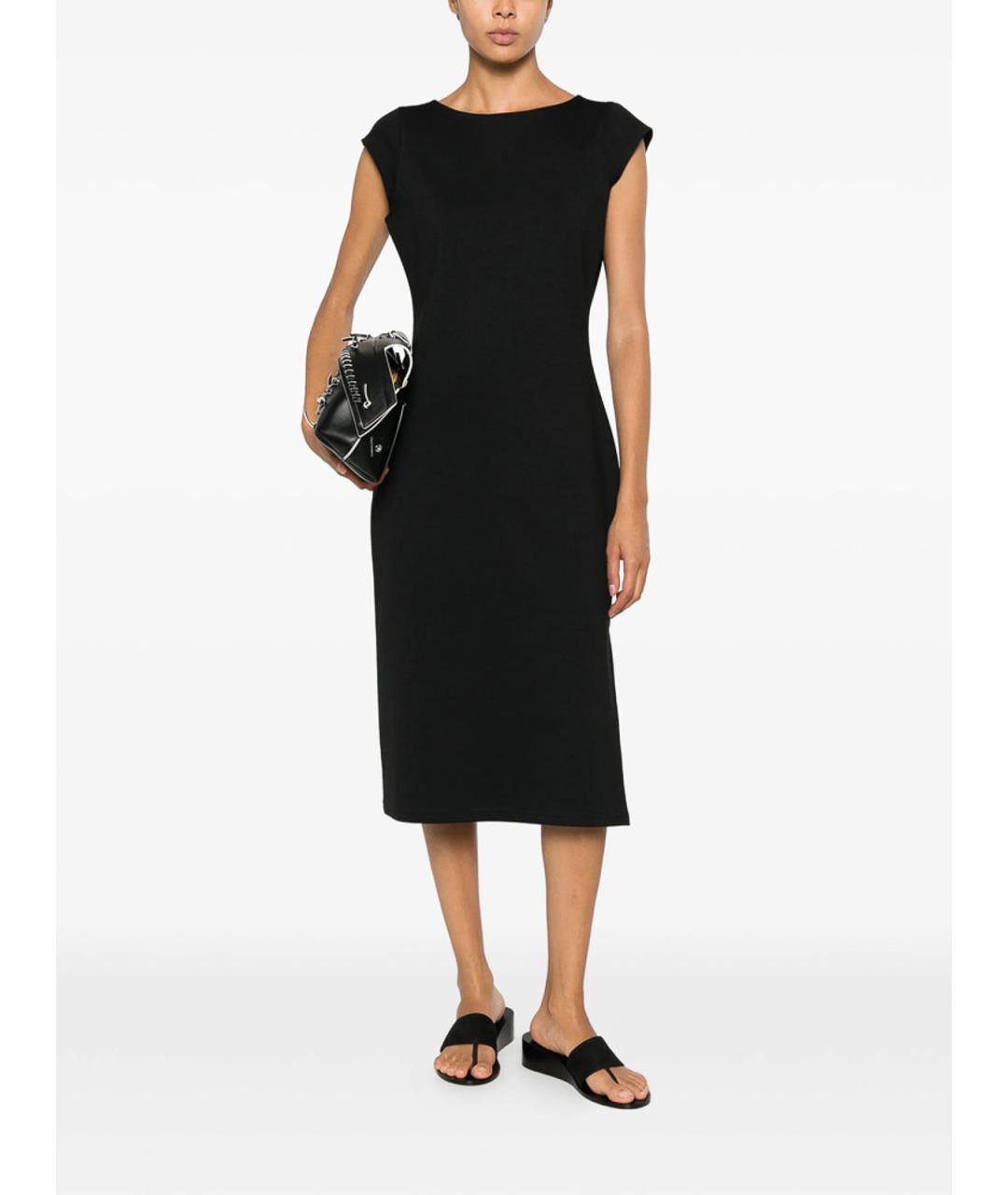 CALVIN KLEIN Черное повседневное платье, фото 4