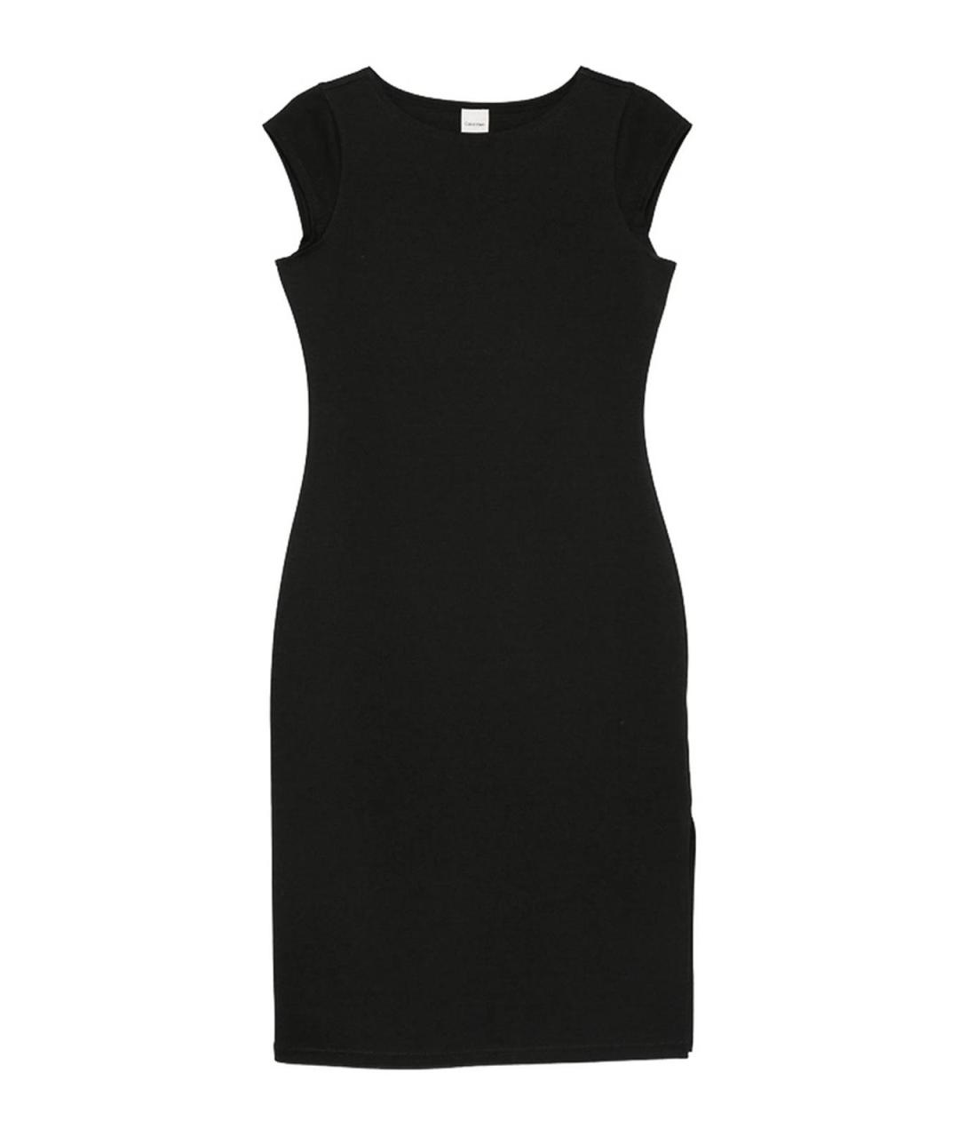 CALVIN KLEIN Черное повседневное платье, фото 1