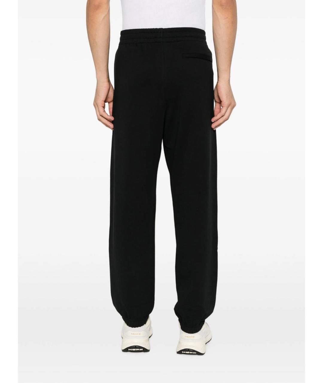 CALVIN KLEIN Черные хлопковые повседневные брюки, фото 2