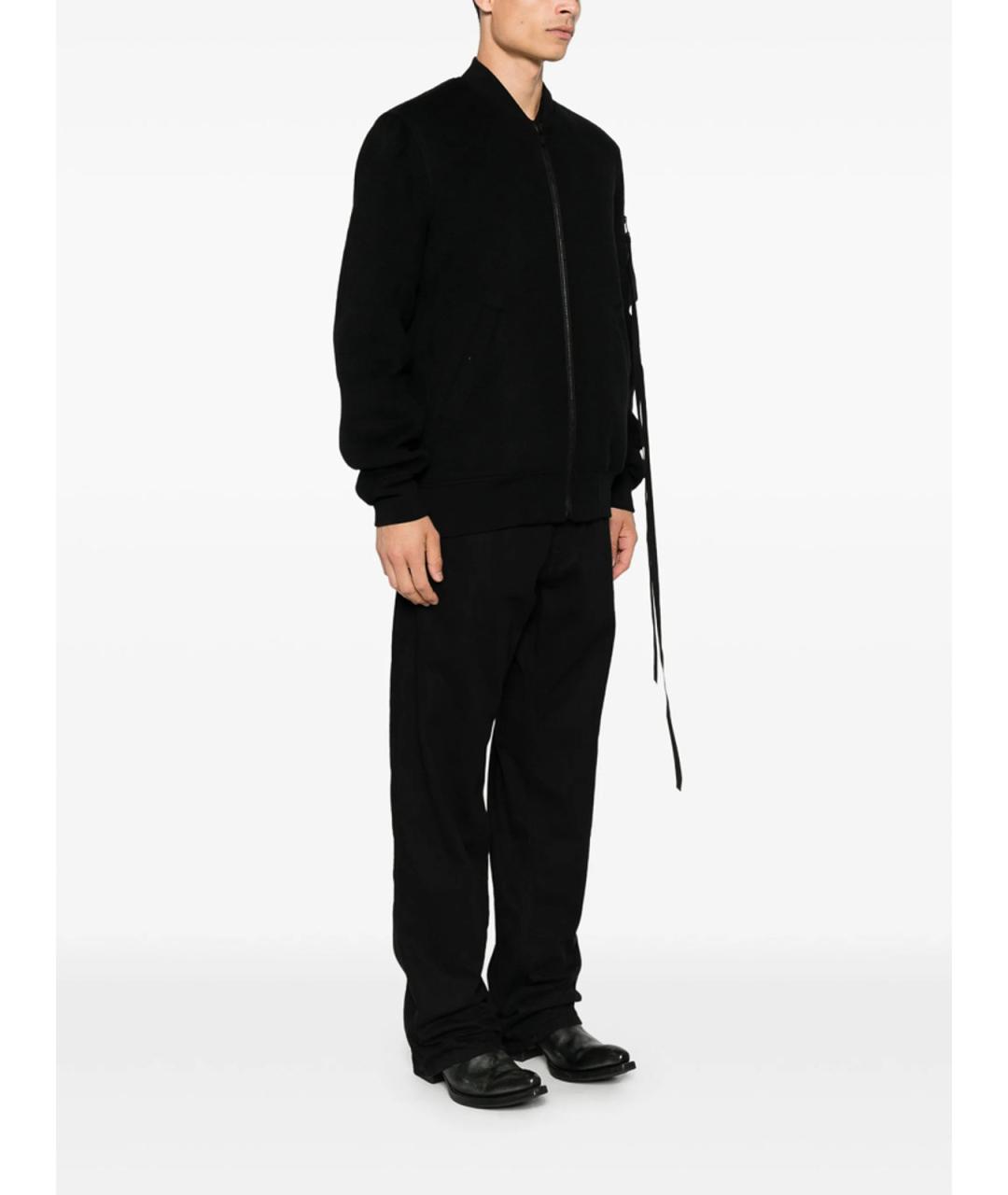 ANN DEMEULEMEESTER Черная хлопковая куртка, фото 5