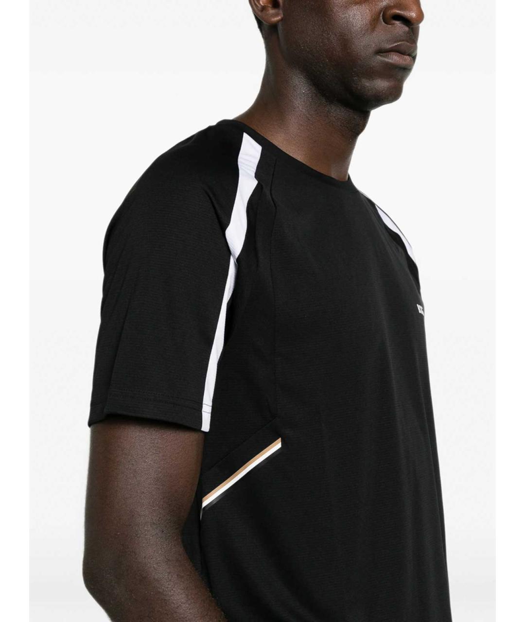 HUGO BOSS Черная футболка, фото 2