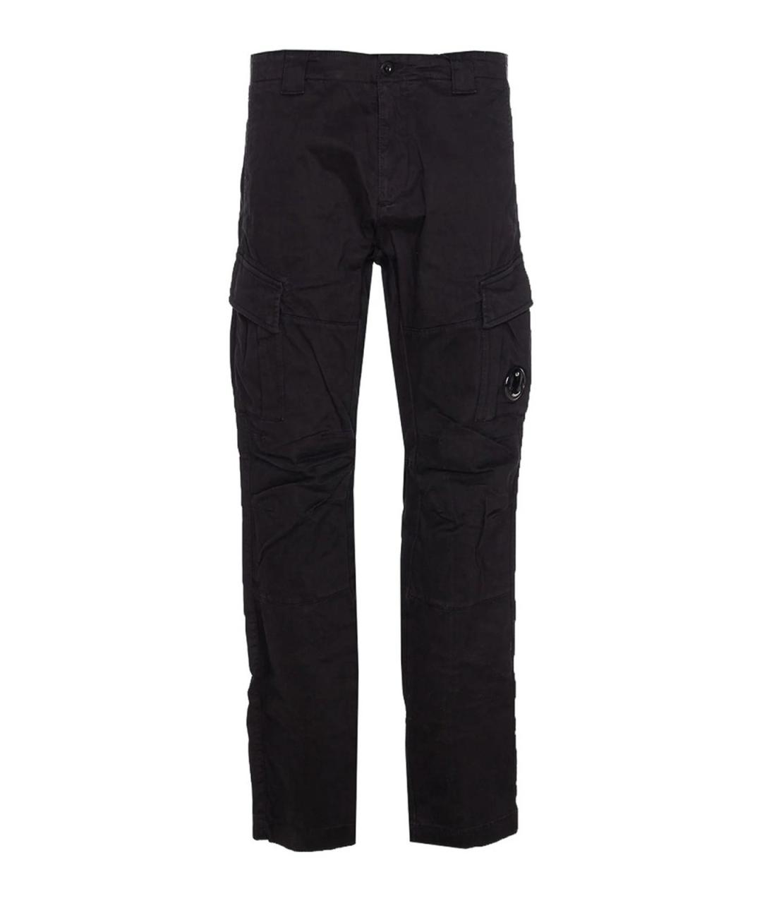 CP COMPANY Черные хлопковые повседневные брюки, фото 1