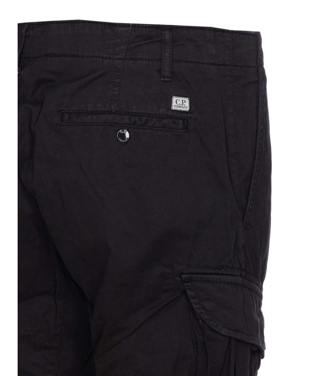 CP COMPANY Черные хлопковые повседневные брюки, фото 2