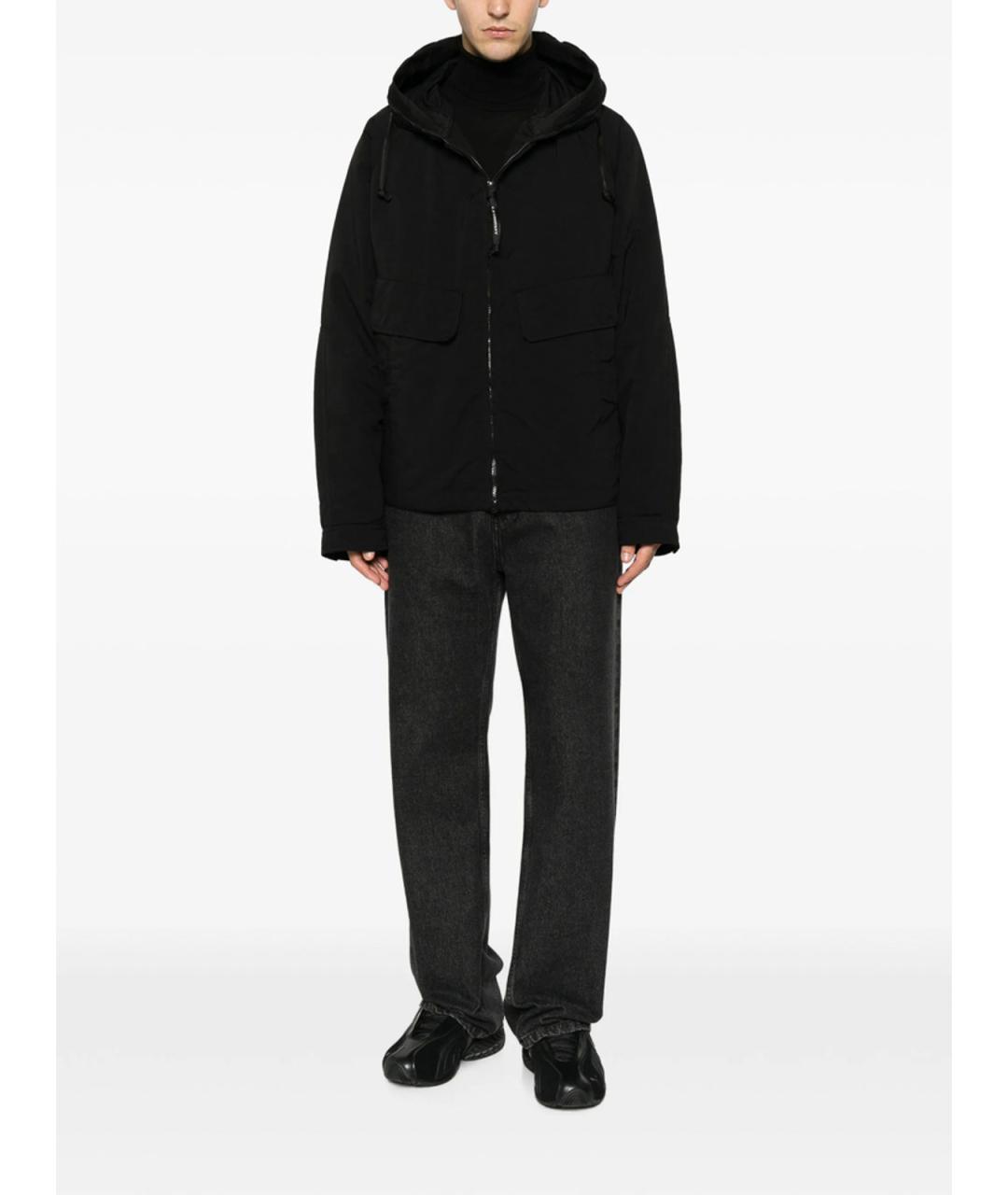 CP COMPANY Черная полиамидовая куртка, фото 3