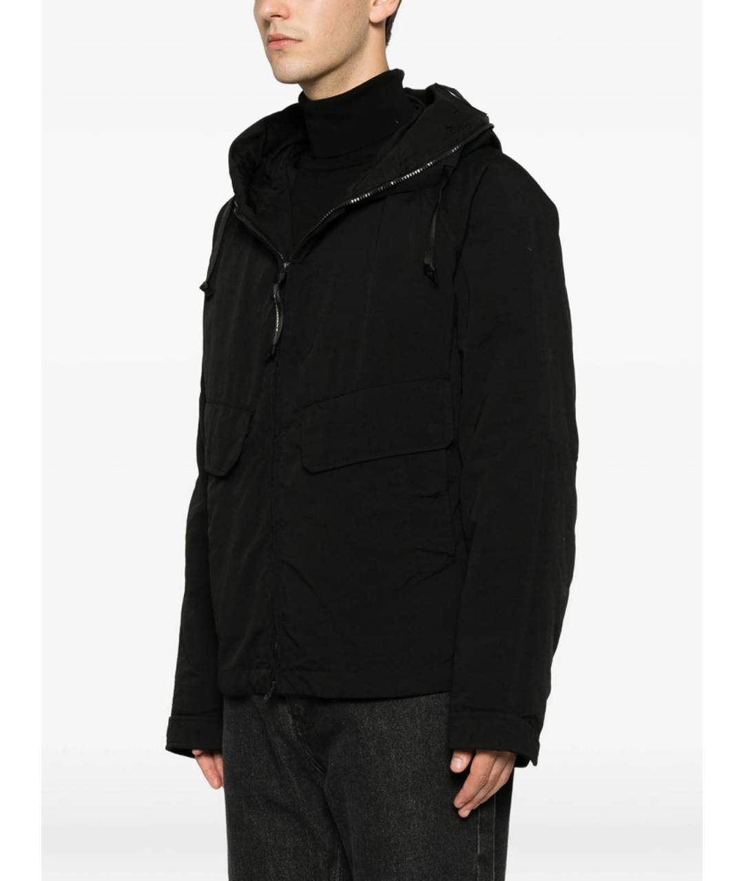 CP COMPANY Черная полиамидовая куртка, фото 2