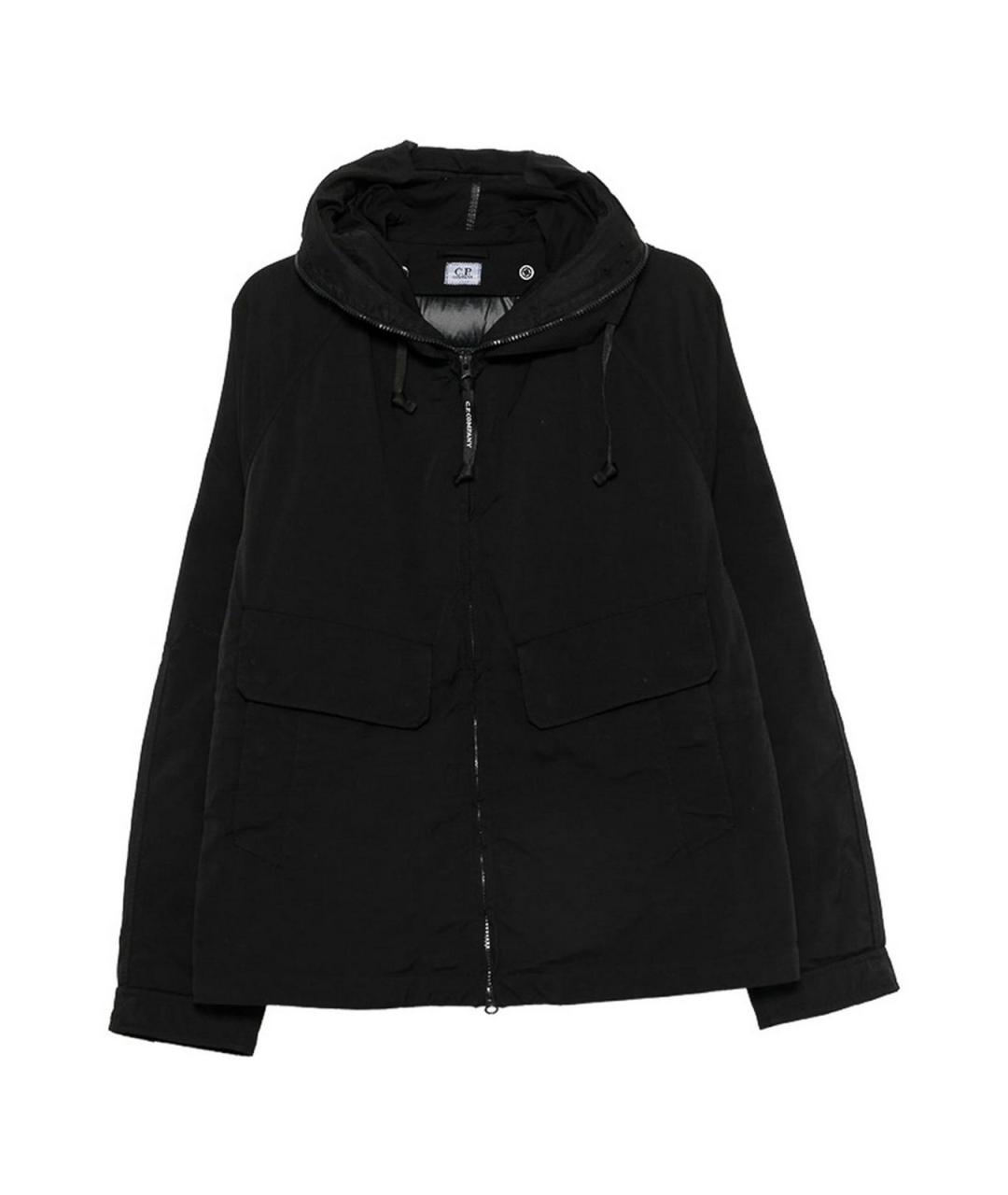 CP COMPANY Черная полиамидовая куртка, фото 1