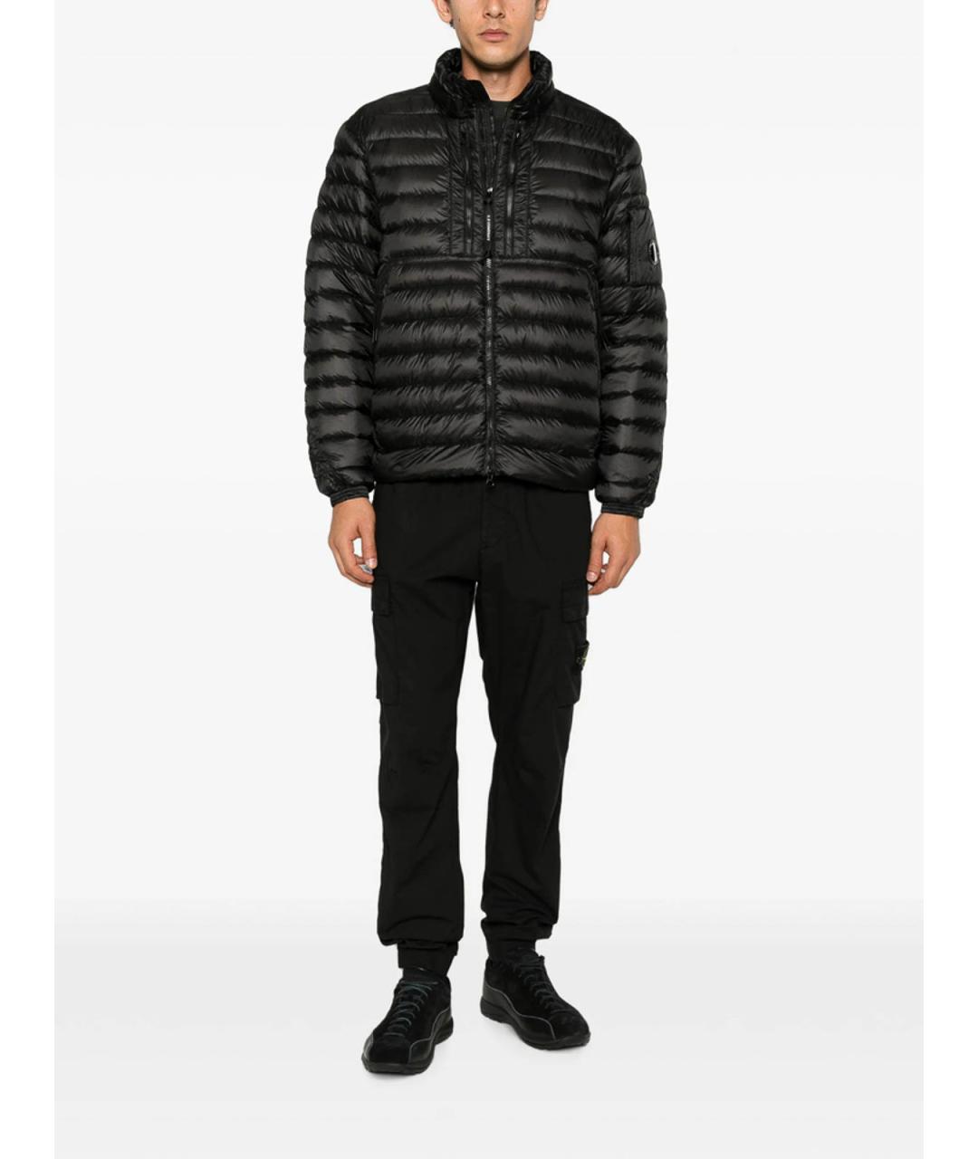 CP COMPANY Черный полиамидовый пуховик, фото 3
