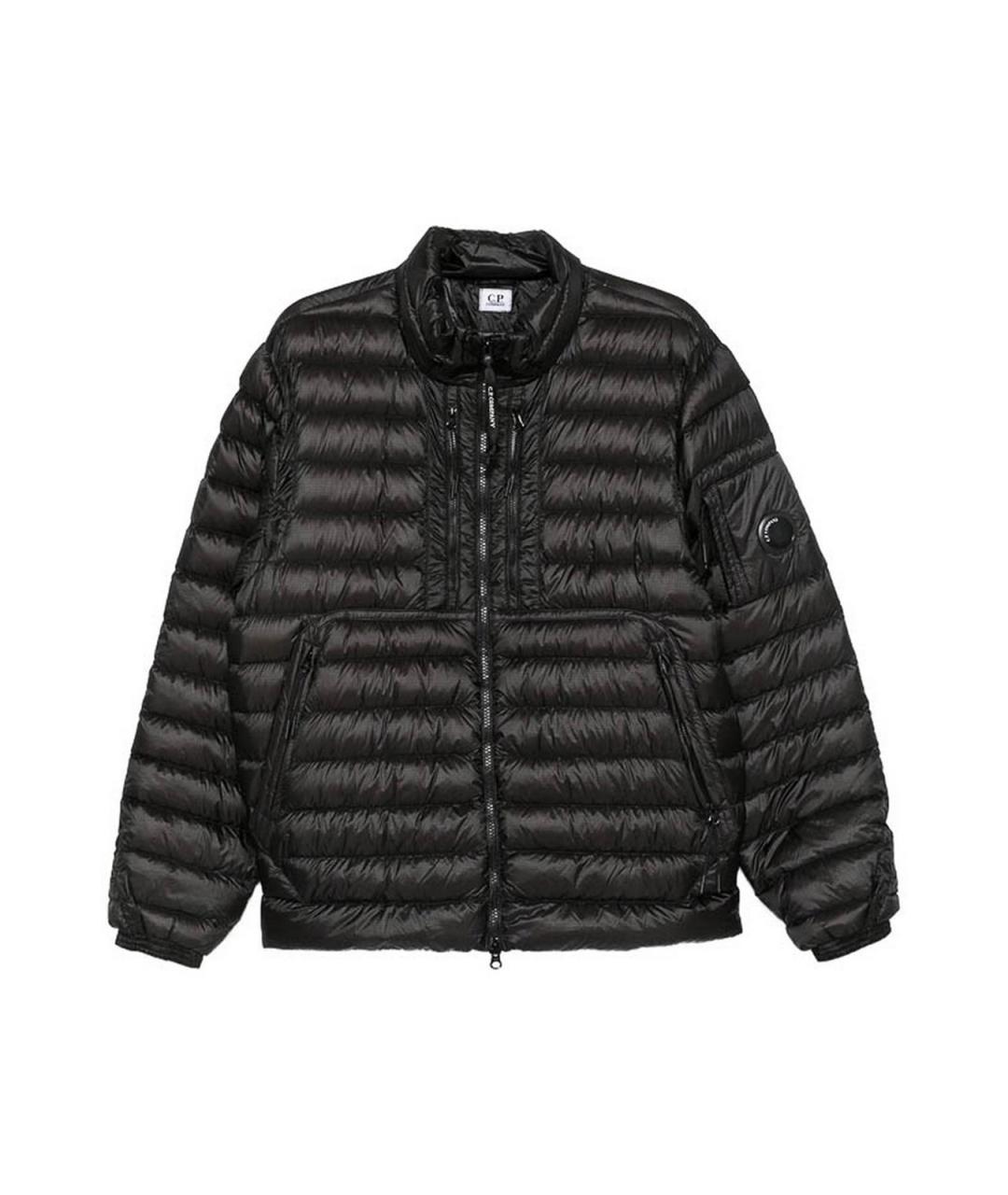 CP COMPANY Черный полиамидовый пуховик, фото 1
