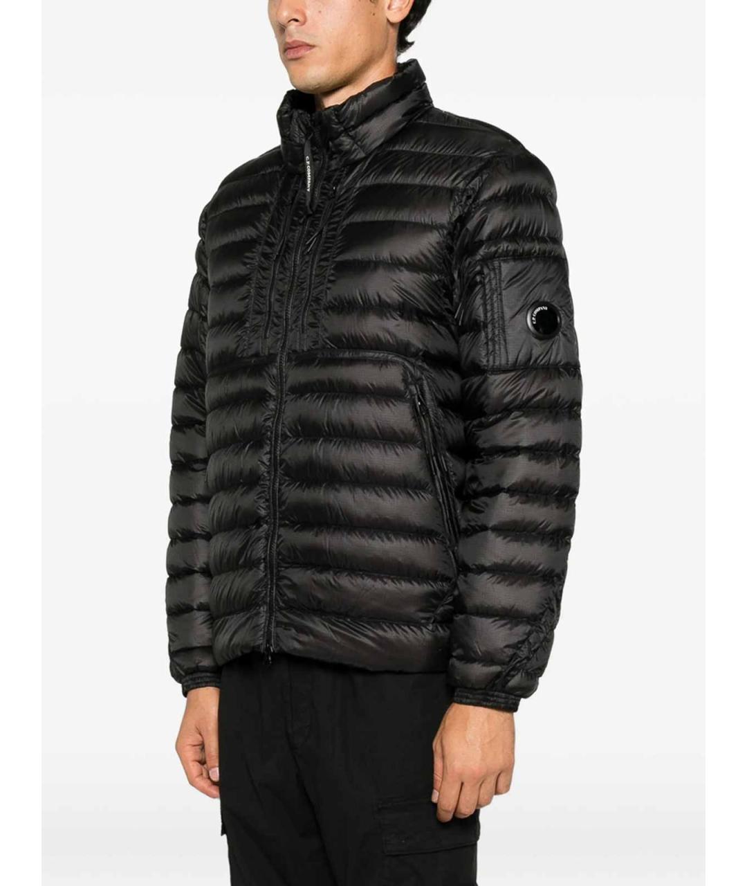 CP COMPANY Черный полиамидовый пуховик, фото 4