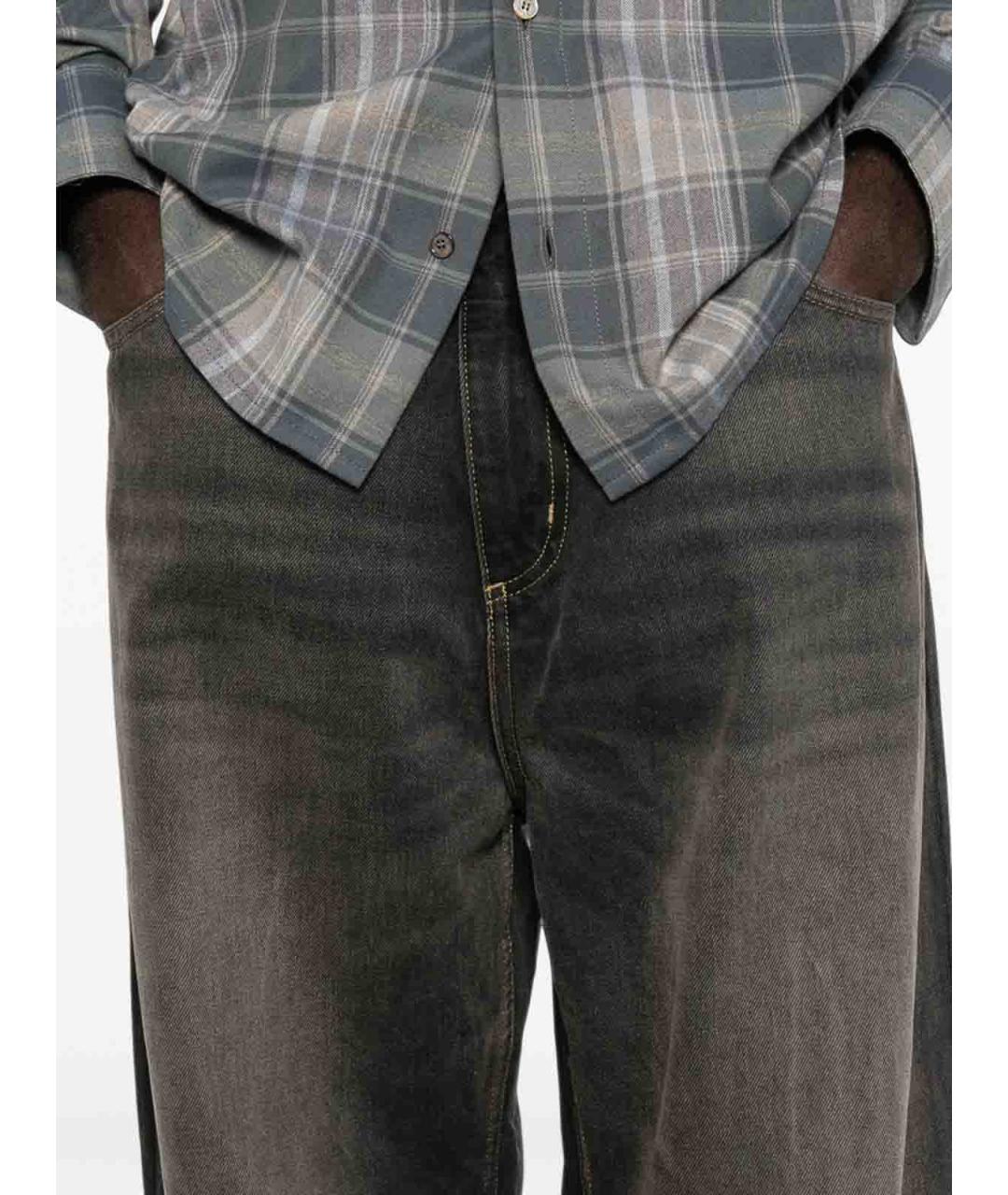 CARHARTT Черные хлопковые прямые джинсы, фото 3