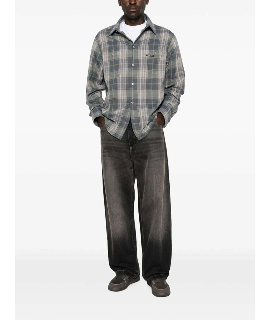 CARHARTT Черные хлопковые прямые джинсы, фото 4