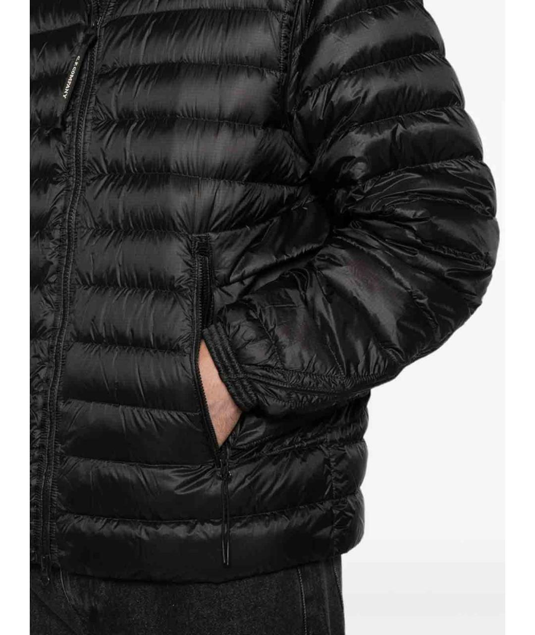 CP COMPANY Черный полиамидовый пуховик, фото 4