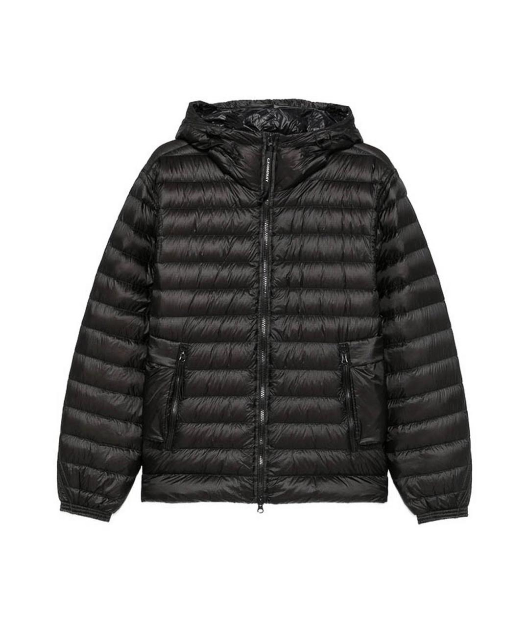 CP COMPANY Черный полиамидовый пуховик, фото 1