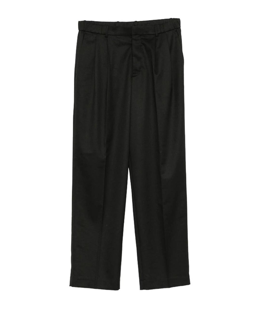 CALVIN KLEIN Черные полиэстеровые повседневные брюки, фото 1