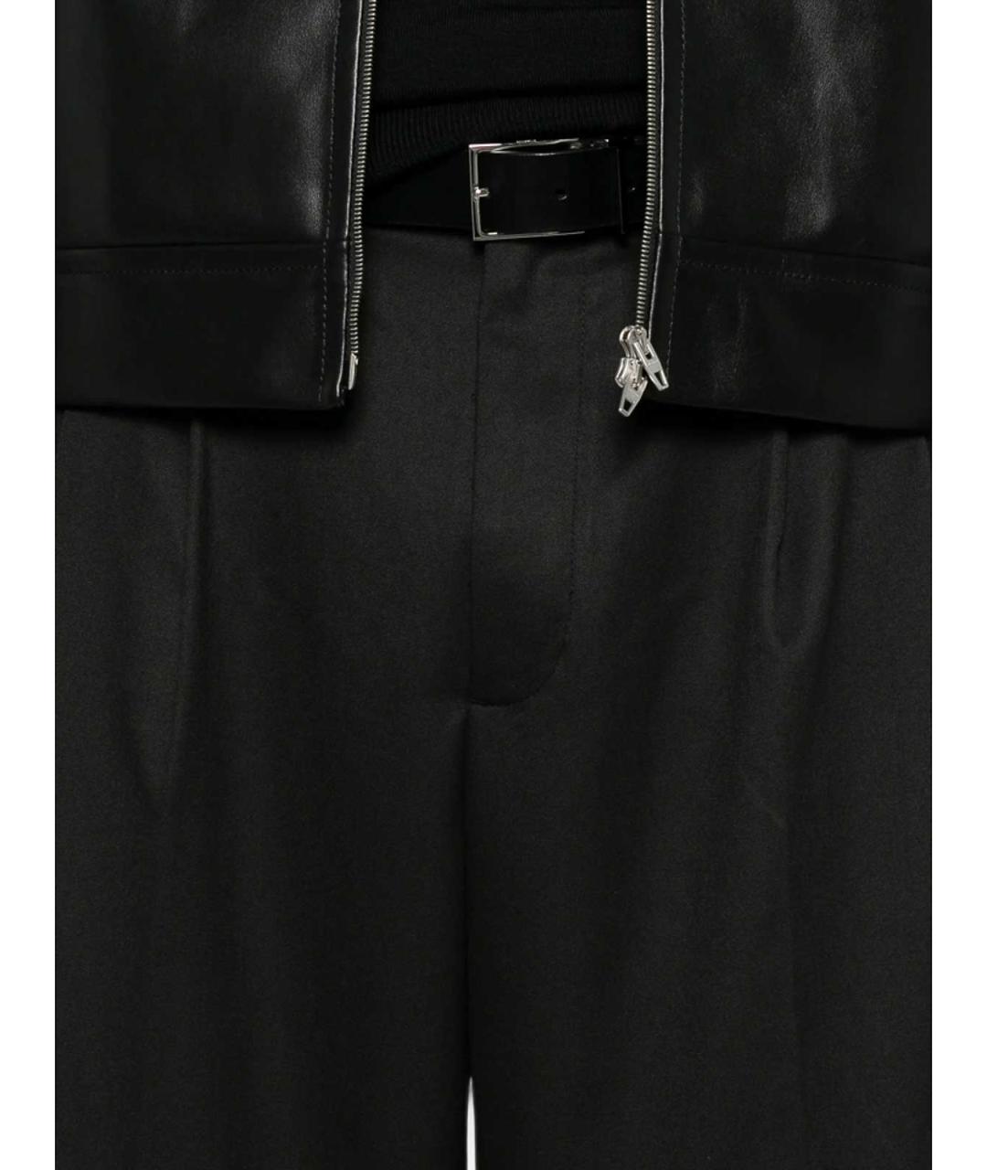 CALVIN KLEIN Черные полиэстеровые повседневные брюки, фото 5