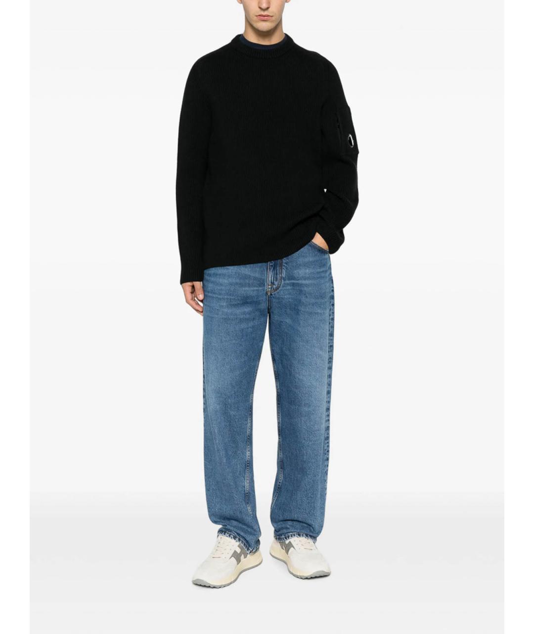 CP COMPANY Черный хлопковый джемпер / свитер, фото 5