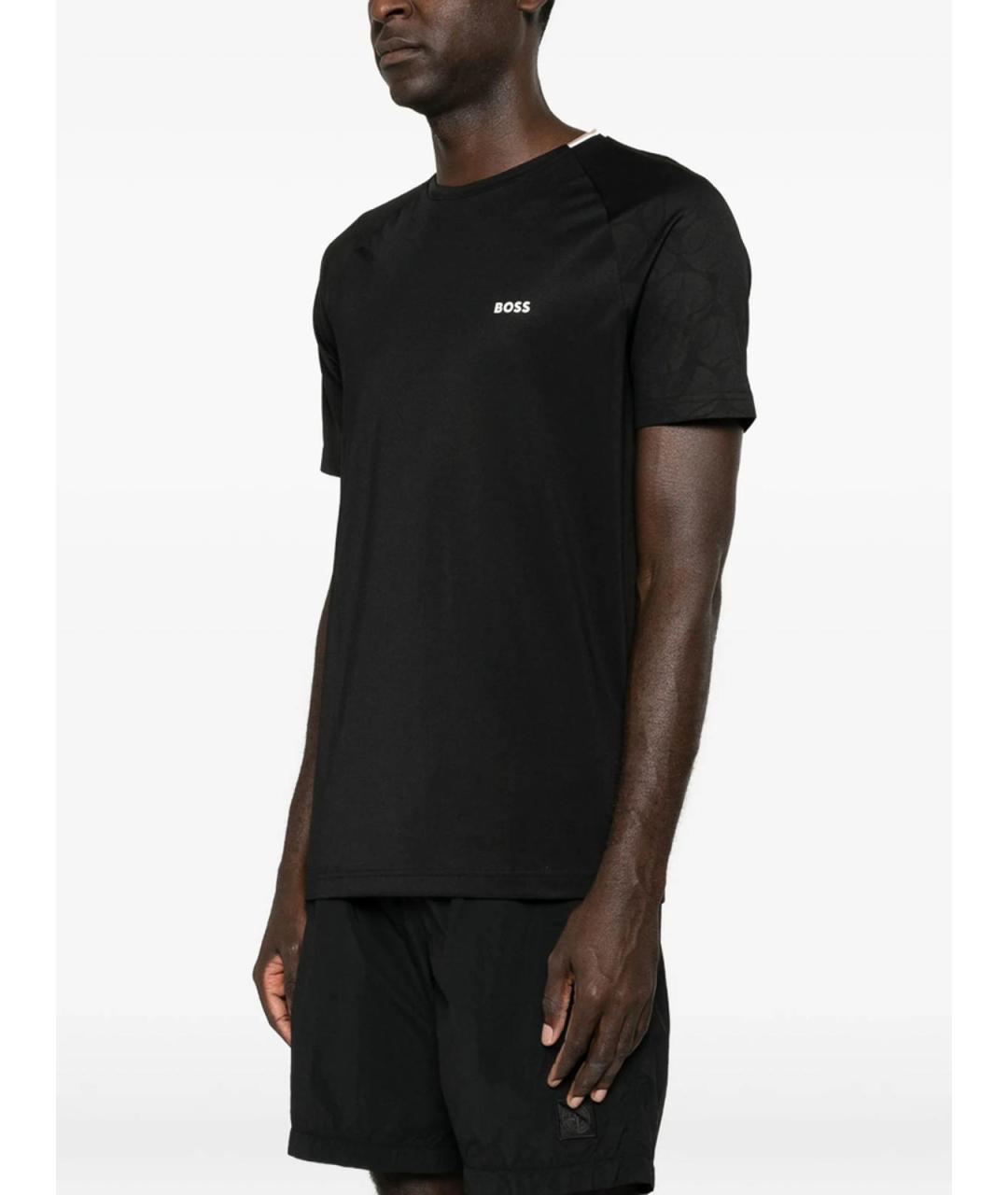 HUGO BOSS Черная футболка, фото 5