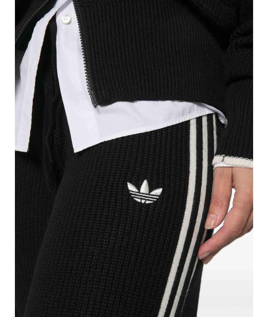 ADIDAS Черные полиэстеровые спортивные брюки и шорты, фото 4