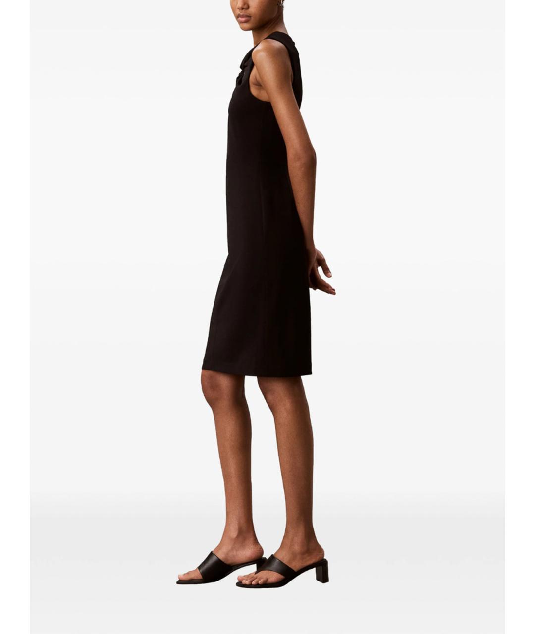 CALVIN KLEIN Черное повседневное платье, фото 3