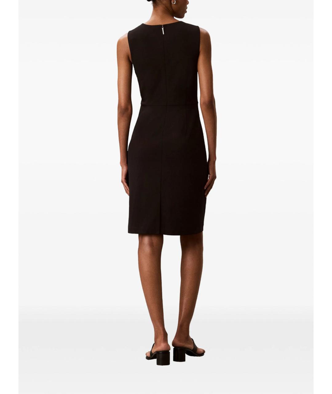 CALVIN KLEIN Черное повседневное платье, фото 4