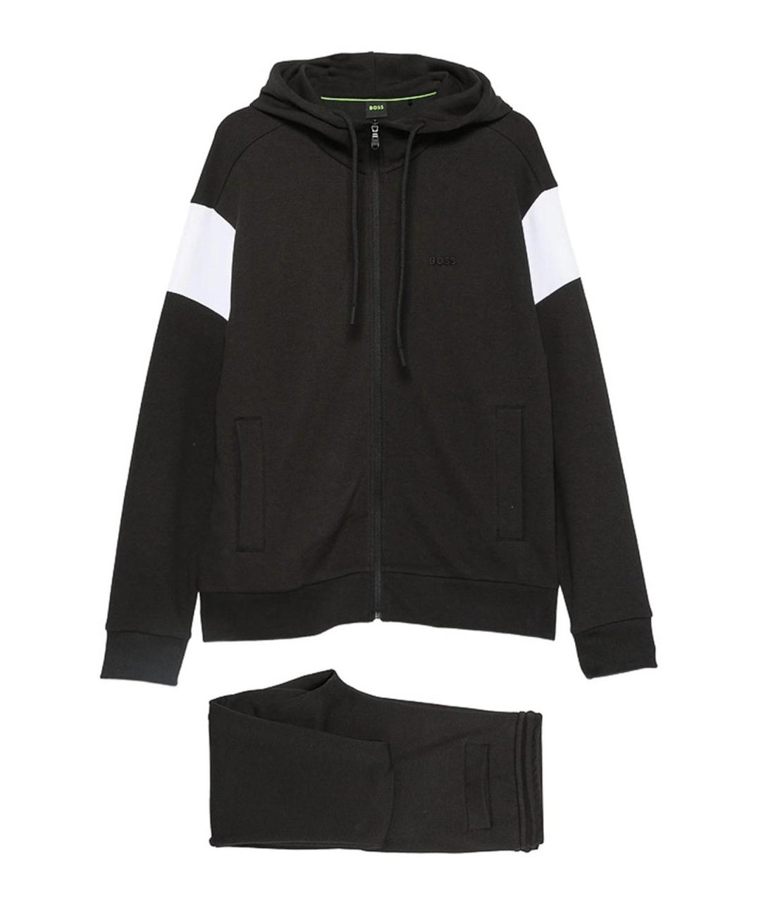 HUGO BOSS Черный полиэстеровый спортивный костюм, фото 1