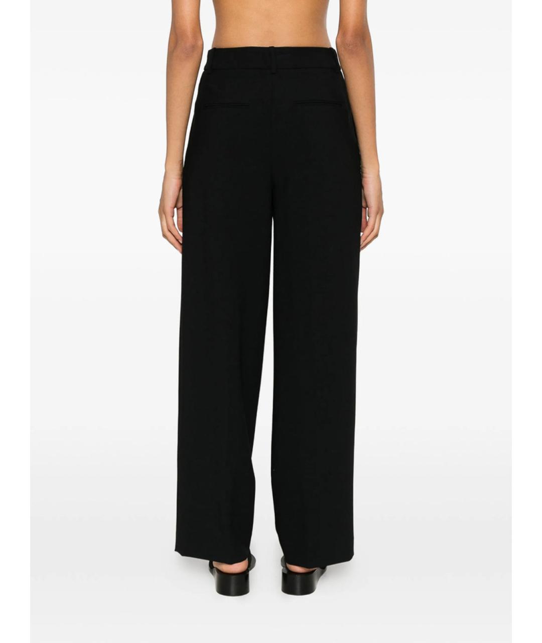 CALVIN KLEIN Черные прямые брюки, фото 3