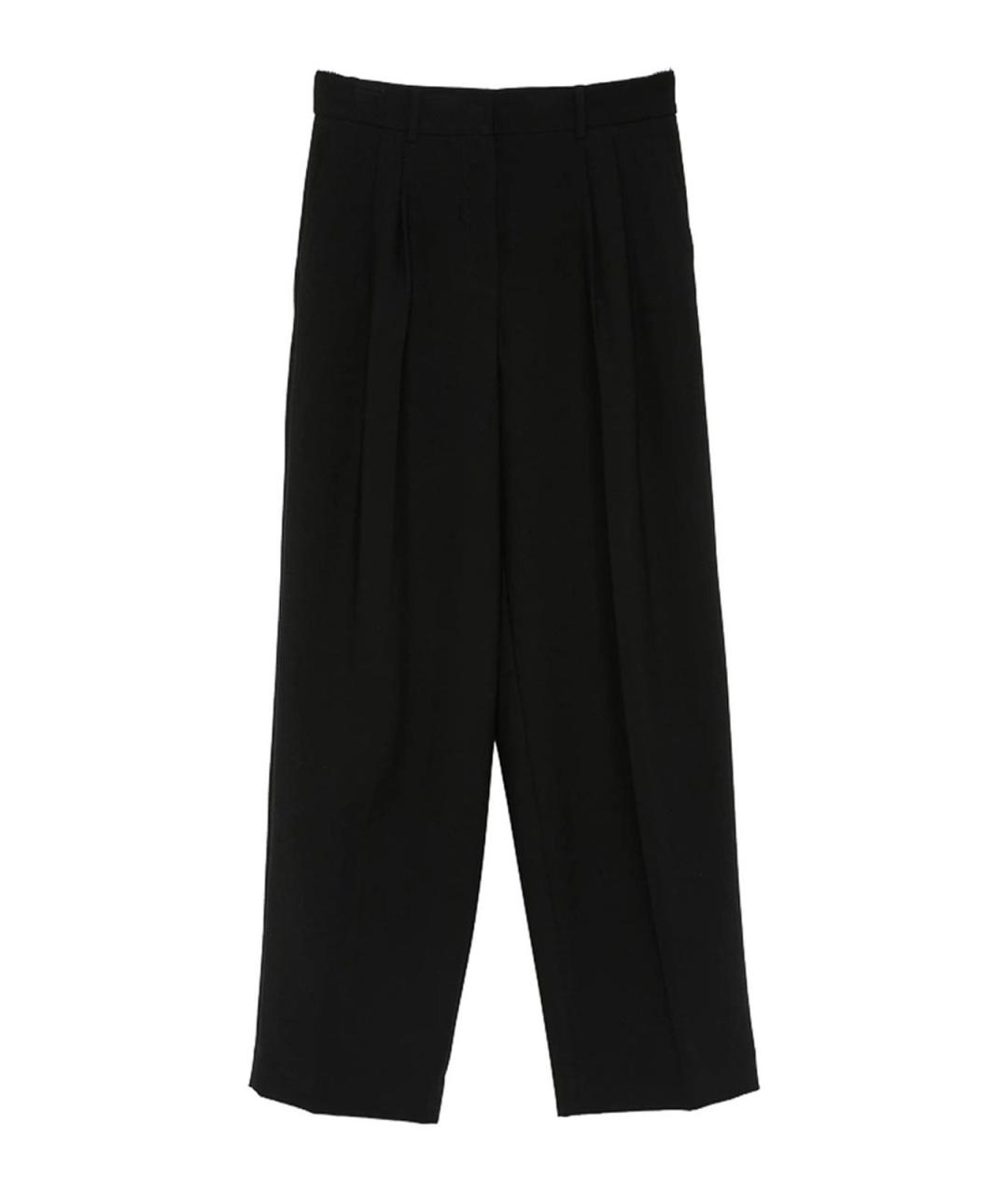 CALVIN KLEIN Черные прямые брюки, фото 1