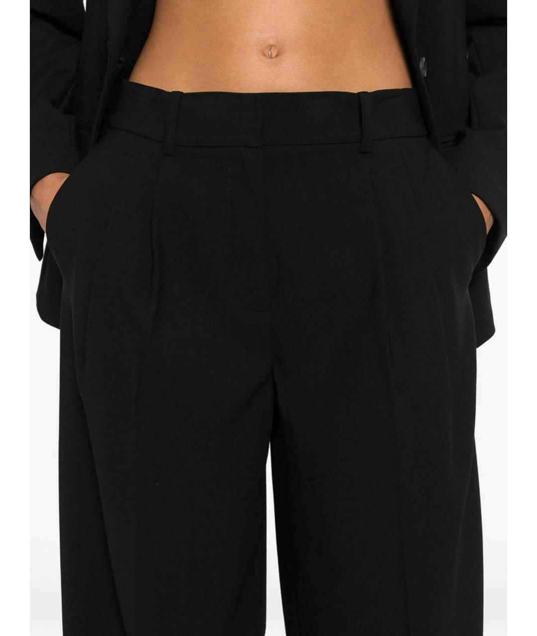 CALVIN KLEIN Черные прямые брюки, фото 2
