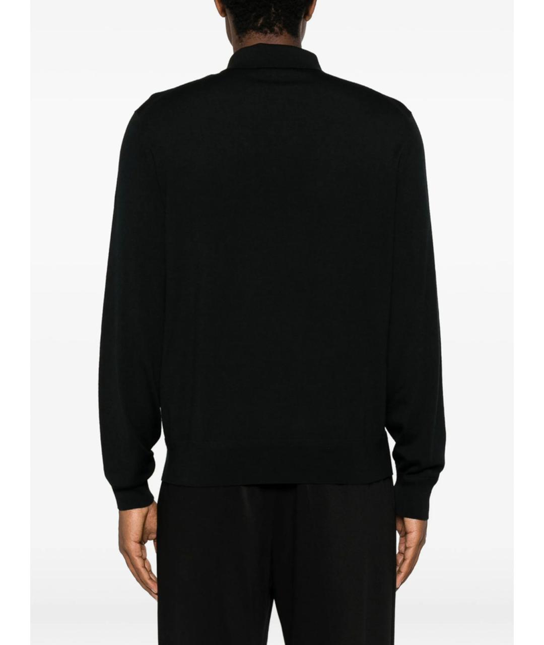 TOM FORD Черное шерстяное поло с длинным рукавом, фото 3