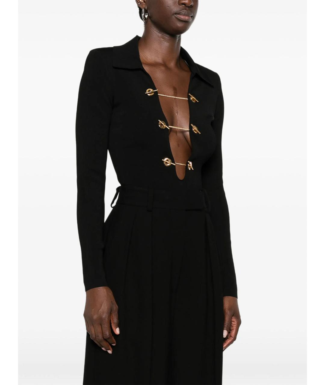 ELISABETTA FRANCHI Черное боди, фото 5
