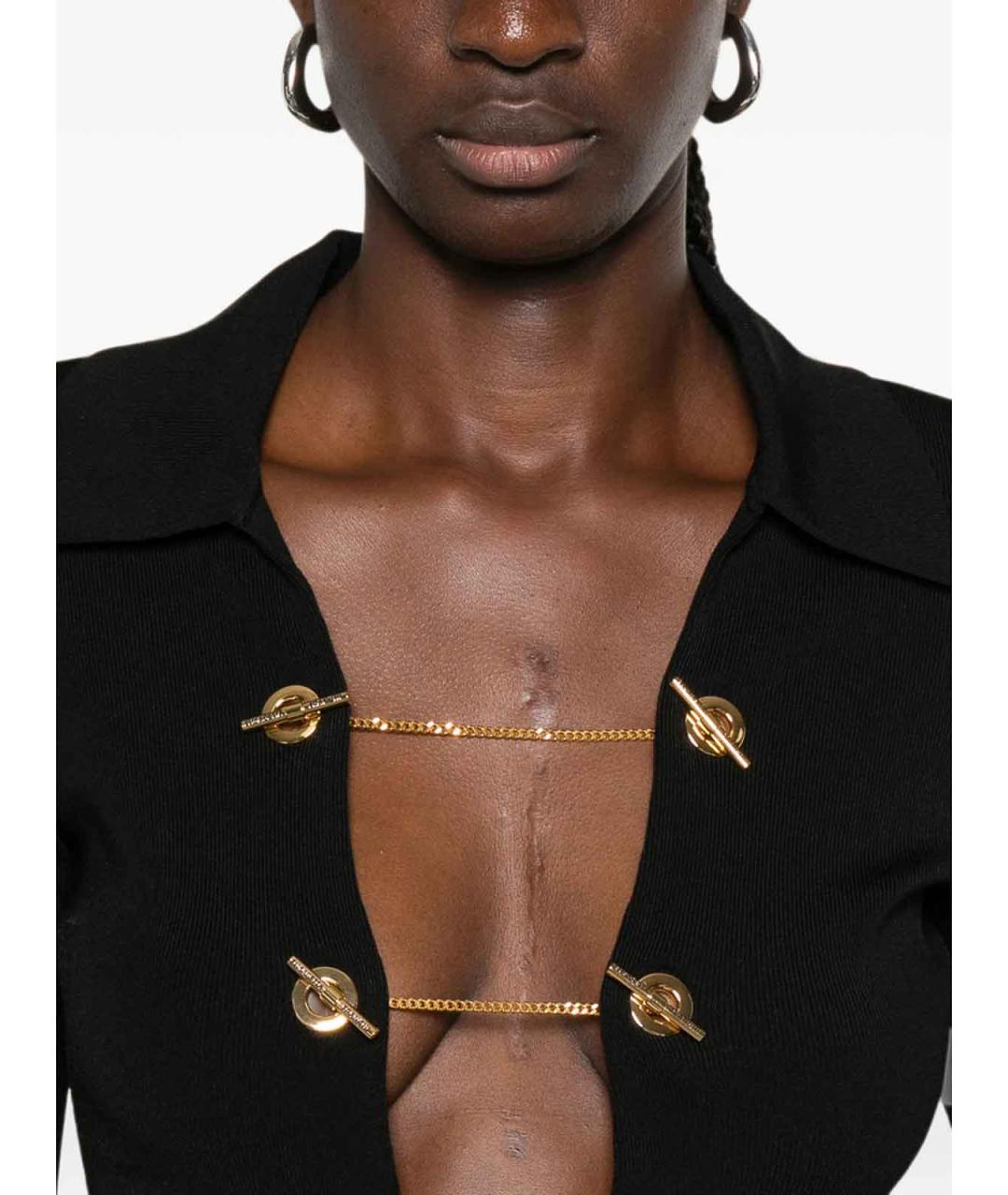ELISABETTA FRANCHI Черное боди, фото 3