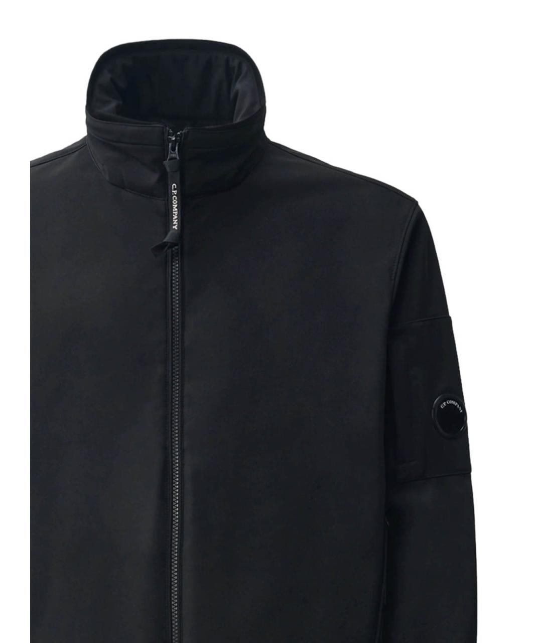 CP COMPANY Черная полиэстеровая куртка, фото 2