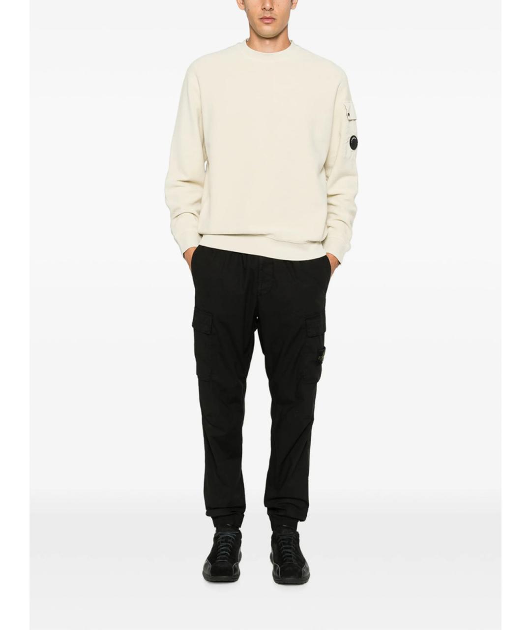 CP COMPANY Бежевый хлопковый джемпер / свитер, фото 5