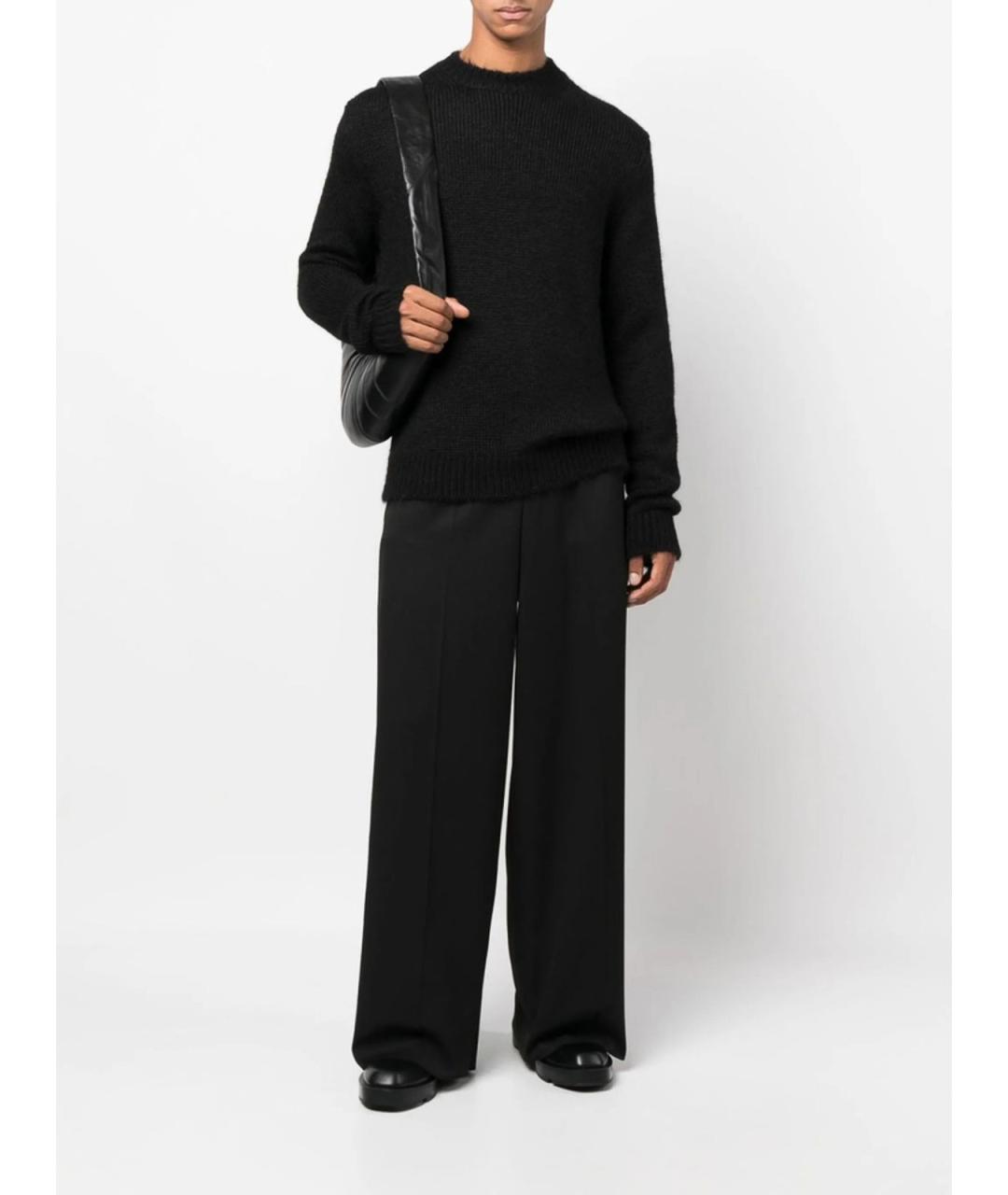 JIL SANDER Черный шерстяной джемпер / свитер, фото 2